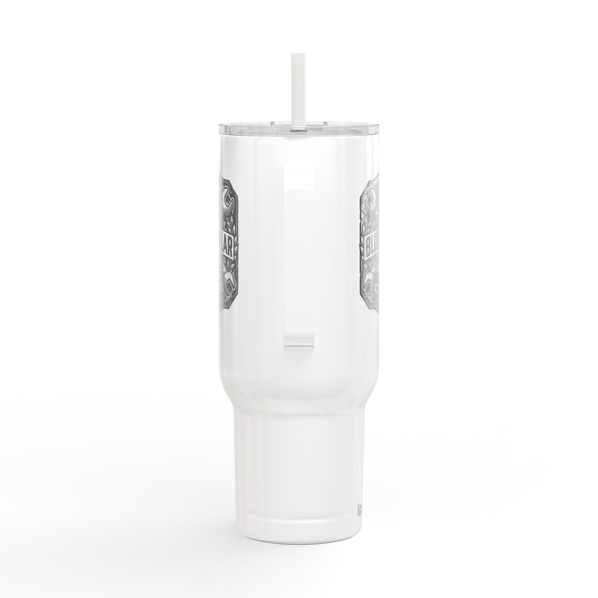 40oz Engraved Tumbler — "Blue Collar Fuel" Insulated Travel Mug