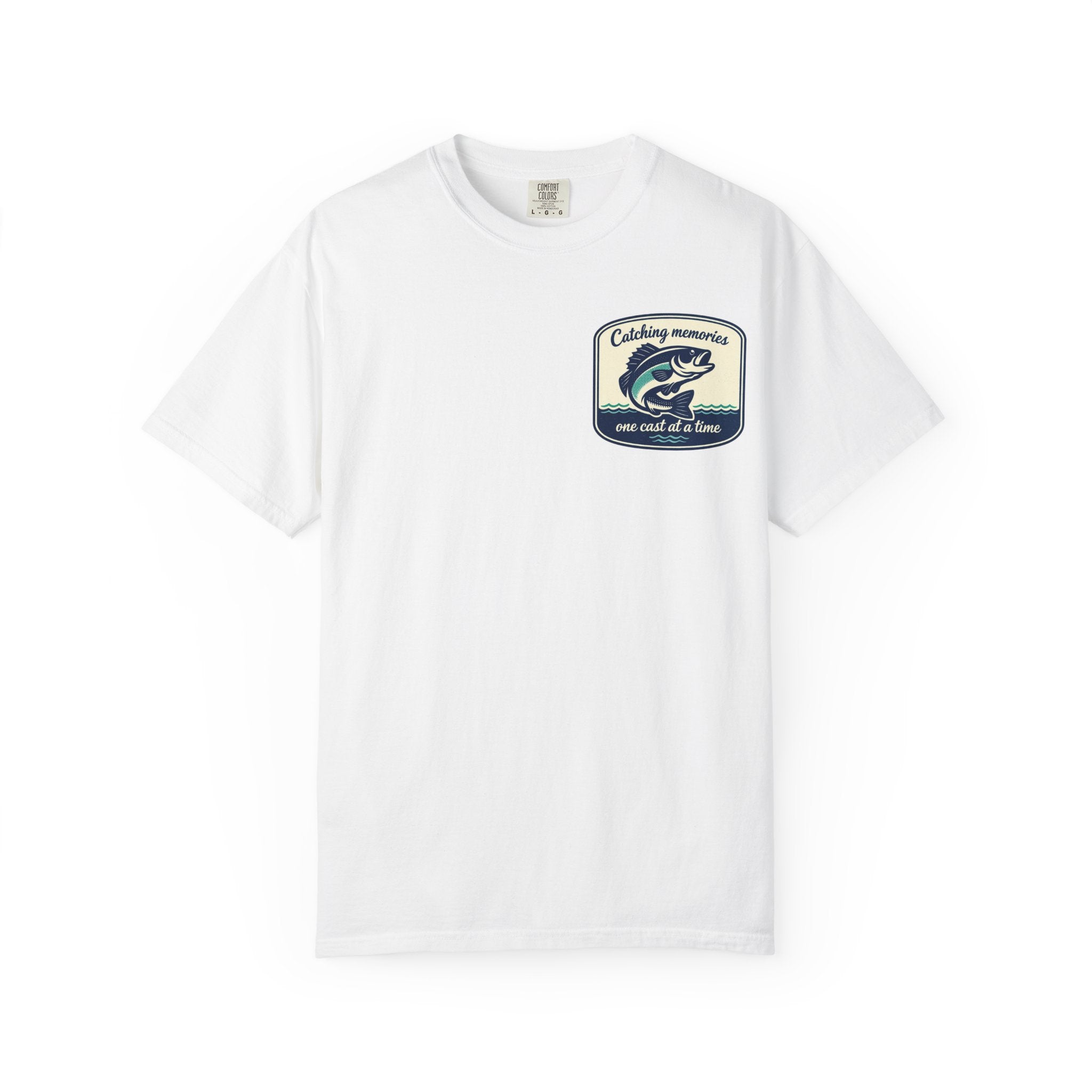 Catching Memories Funny Fishing Graphic Shirt for Men and Women