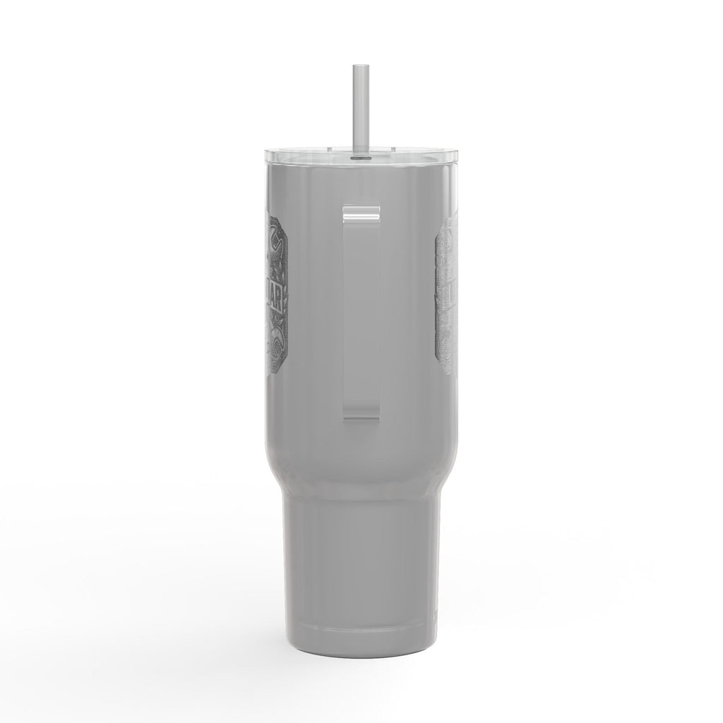 40oz Engraved Tumbler — "Blue Collar Fuel" Insulated Travel Mug