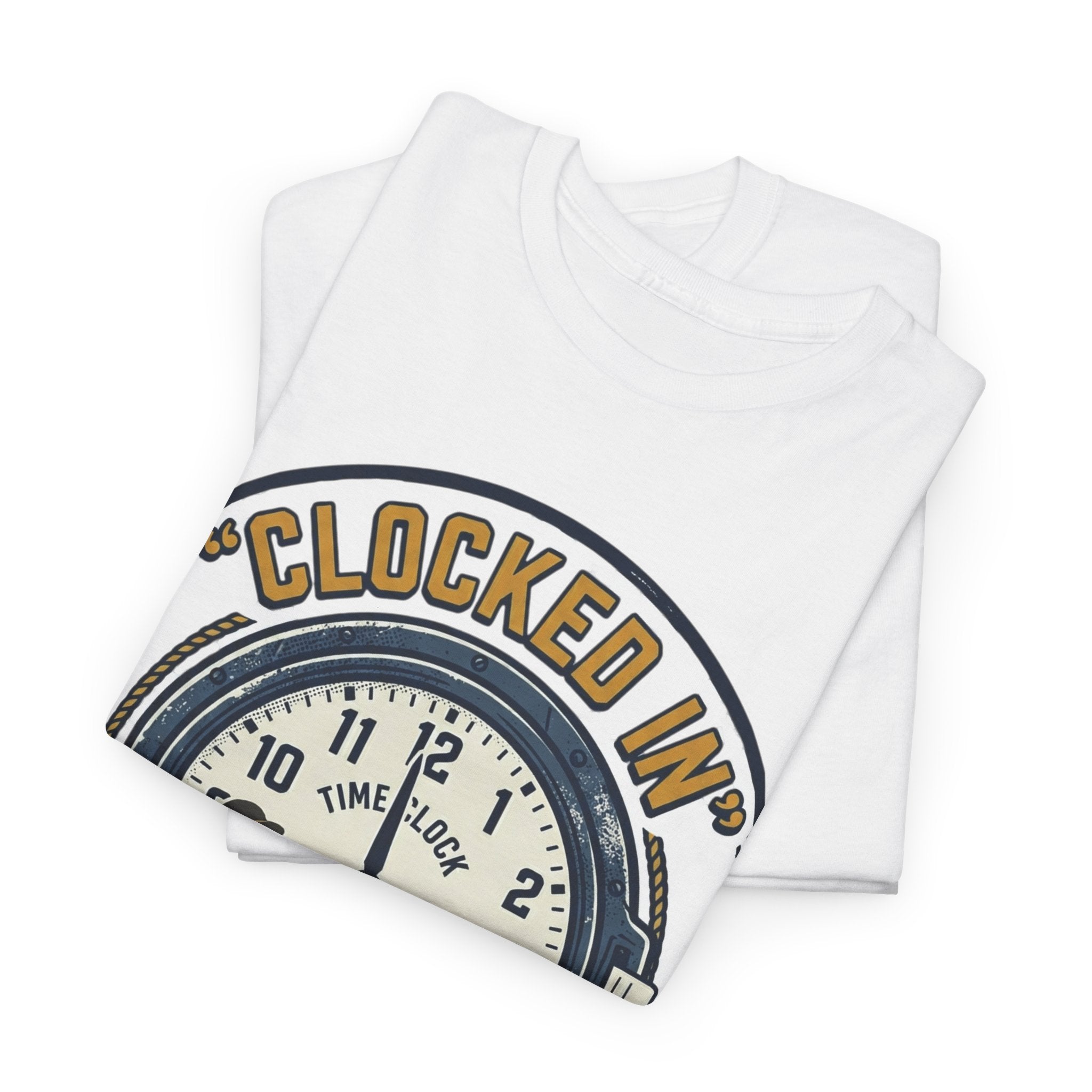 clocked in-checked out Cotton Tee