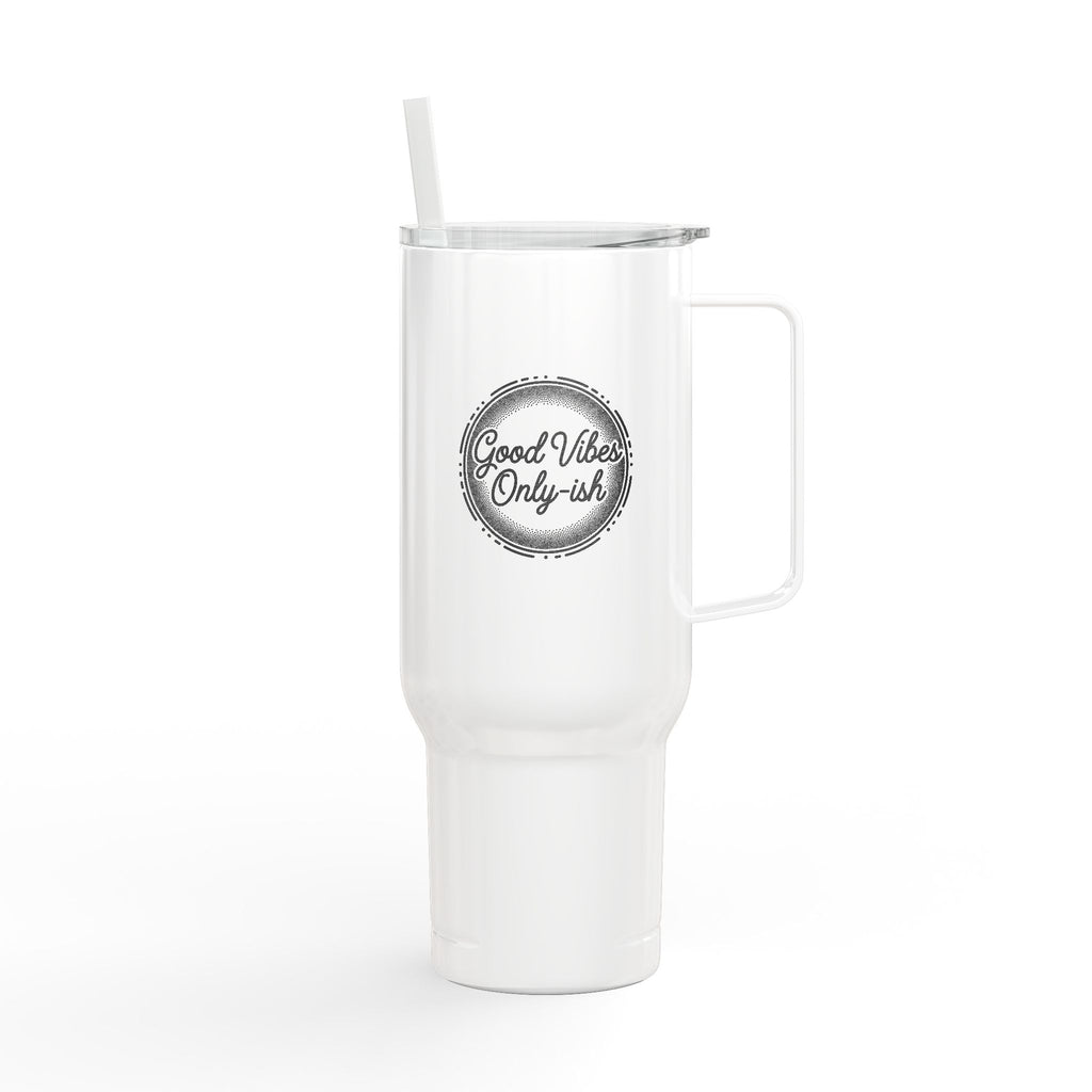 40oz Insulated Engraved Tumbler with Lid & Straw — Personalized 'Mama Bear' Design