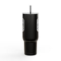 40oz Engraved Tumbler — "Blue Collar Fuel" Insulated Travel Mug
