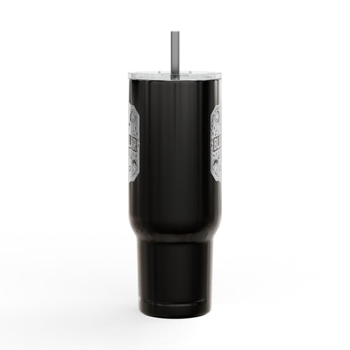 40oz Engraved Tumbler — "Blue Collar Fuel" Insulated Travel Mug