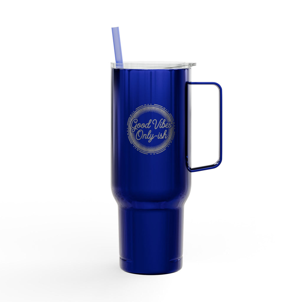 40oz Insulated Engraved Tumbler with Lid & Straw — Personalized 'Mama Bear' Design